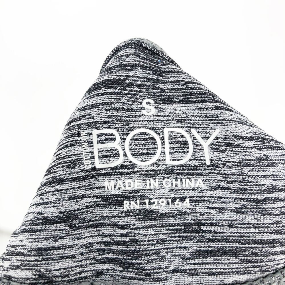 COTTON ON BODY Women's Sports Bra Small Black Grey Workout Yoga Crop NWT - Picture 10 of 10